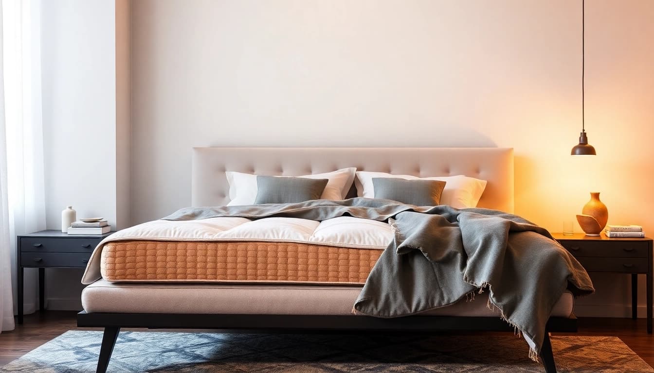 Enjoy unparalleled comfort with this elegant materassi 1 piazza e mezza, enhancing your bedroom's cozy ambiance.