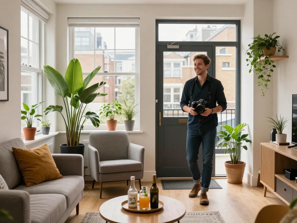 Stunning Airbnb management London property with welcoming host and stylish decor.