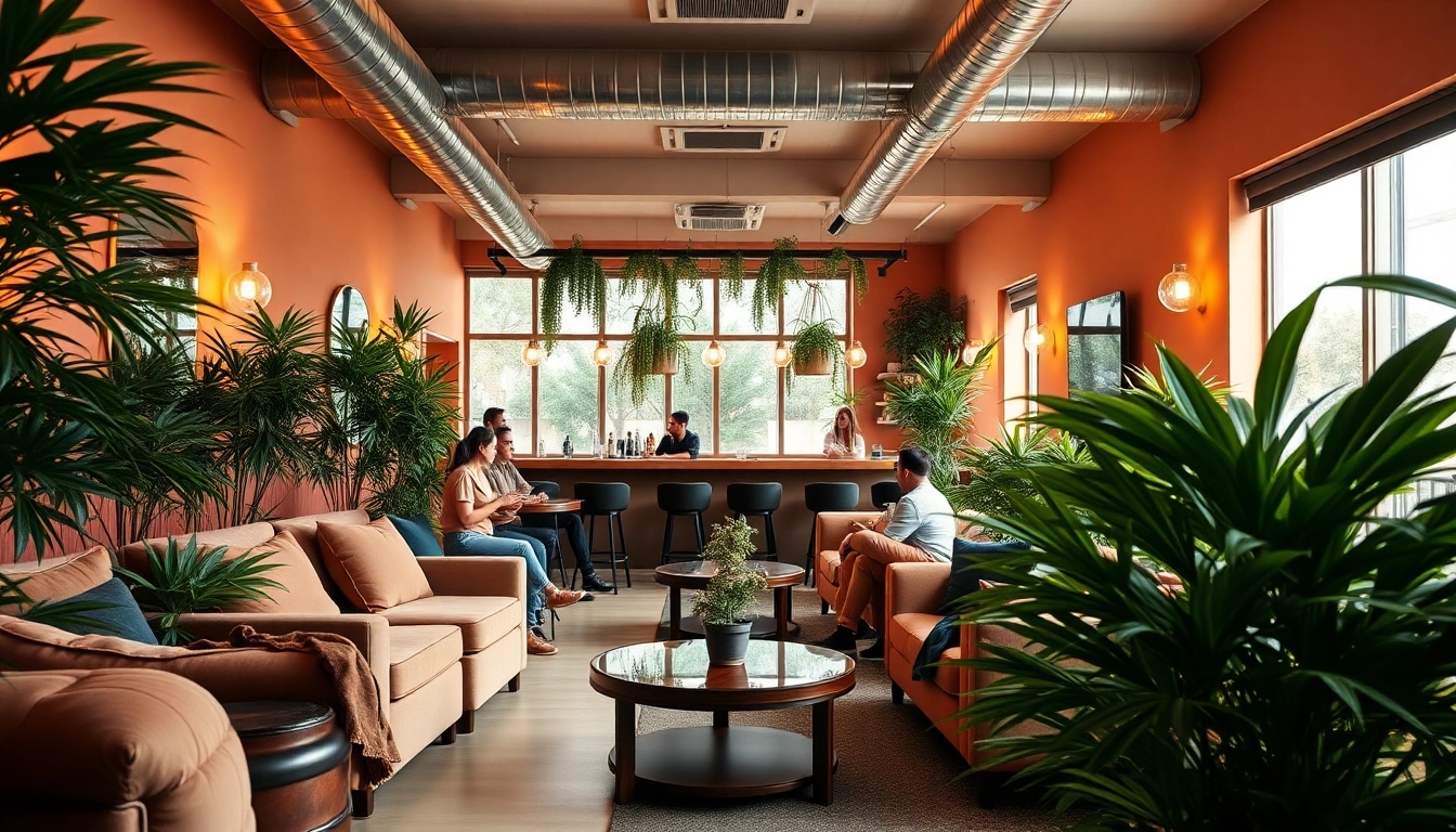 Le Meltz Cannabis Club Madrid offrant une atmosphère conviviale et accueillante pour ses membres.