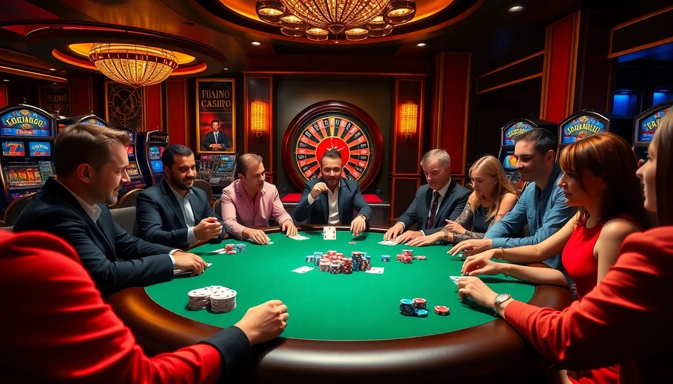 Vaoluoitv features an exciting poker tournament scene with vibrant casino elements.