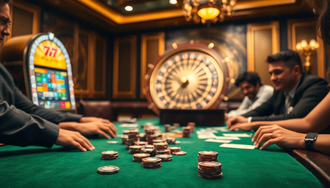 Engage in thrilling poker at https://77ball.fun/ in a luxurious casino atmosphere filled with excitement.