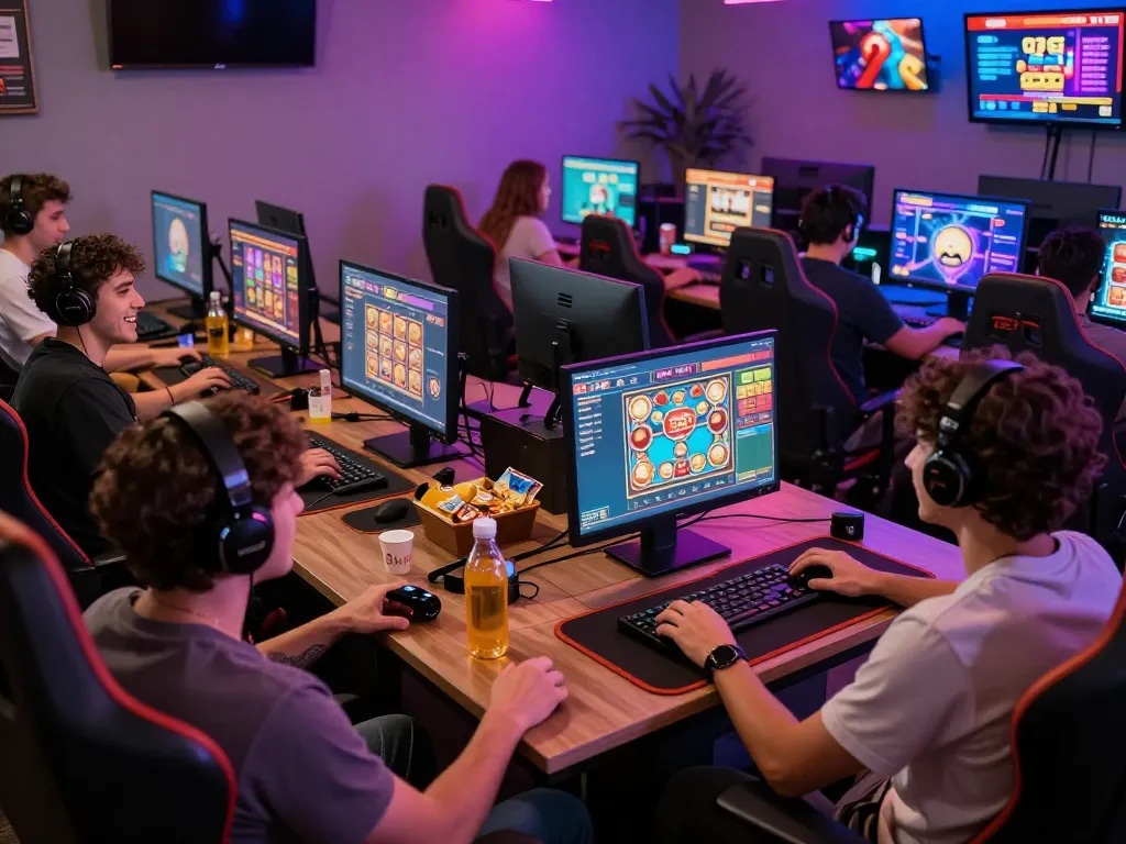 Exciting B52 online gaming environment with diverse players enjoying various games and esports.