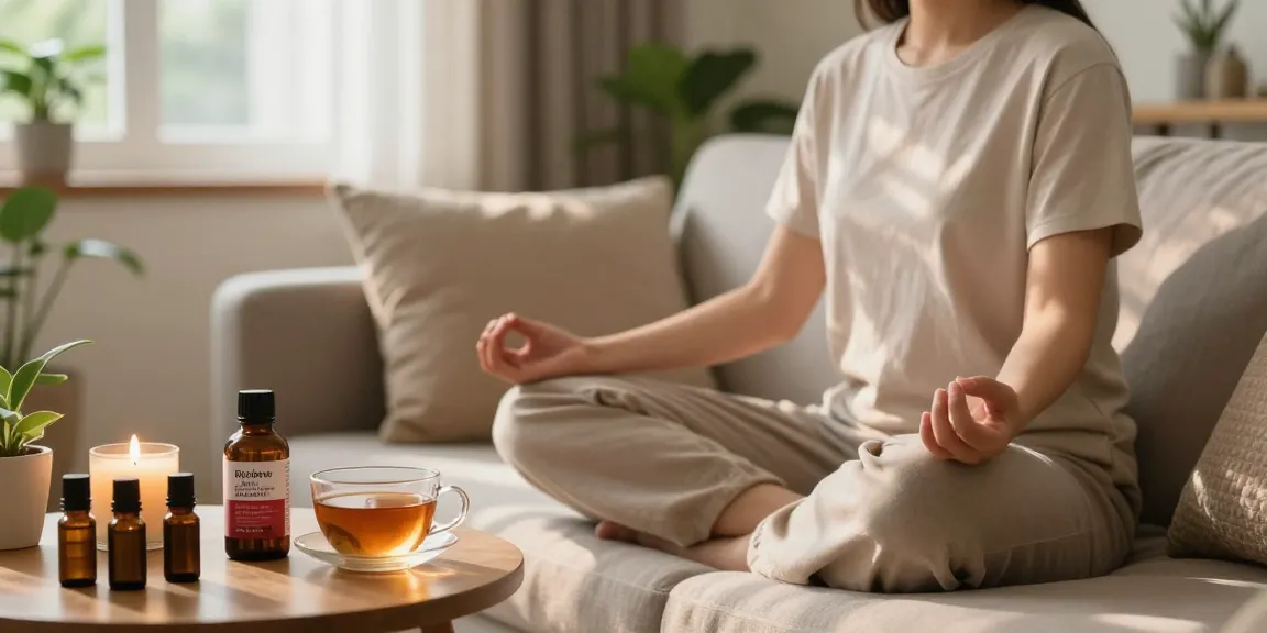 Buy Red Bali Kratom while enjoying a serene wellness moment in a calming home environment.