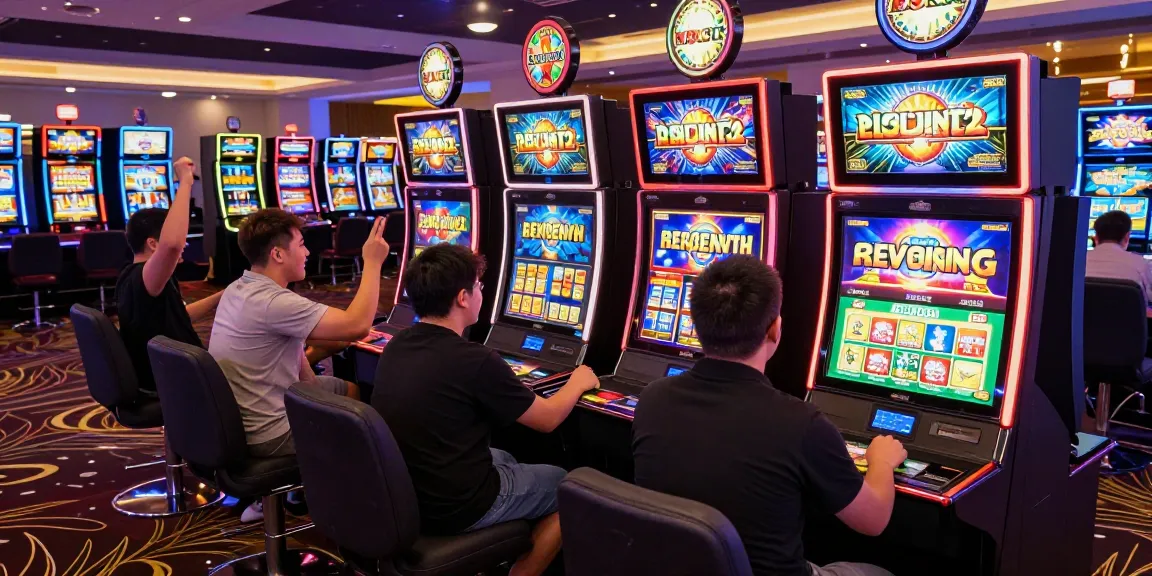 Online players enjoying exciting slot gacor games in a vibrant casino atmosphere.