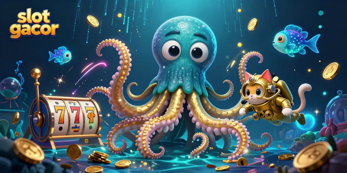Play thrilling slot gacor games with exciting visuals of krakens and treasure elements.