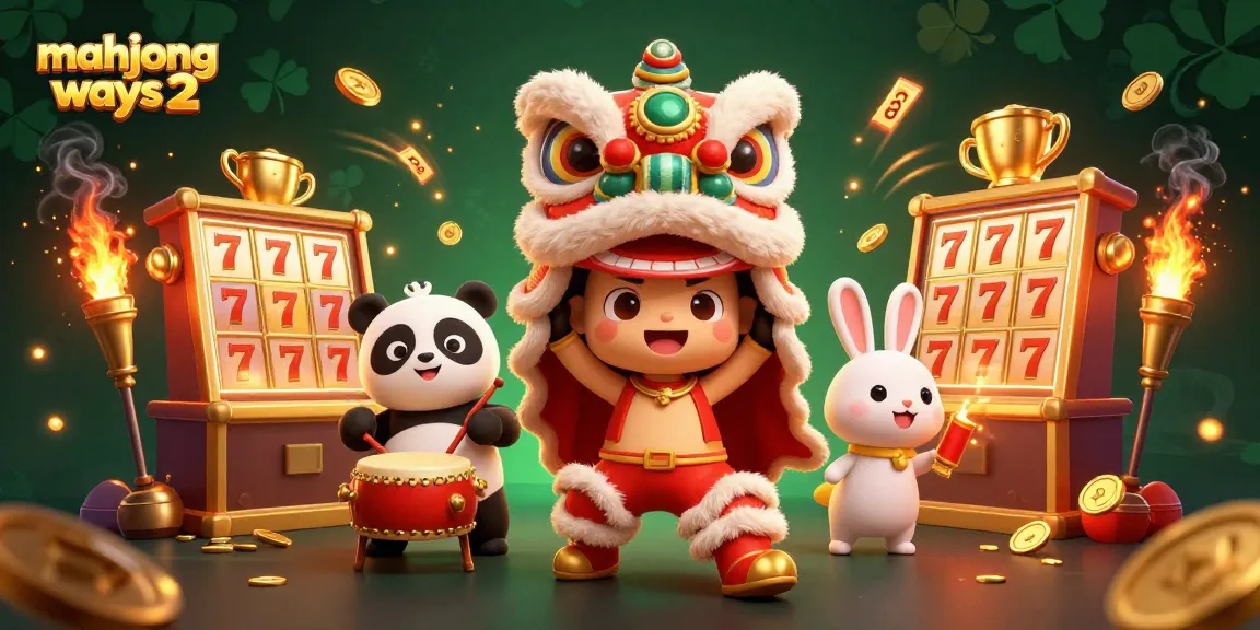 Experience the excitement of mahjong ways 2 with dynamic colorful characters celebrating winning gameplay.
