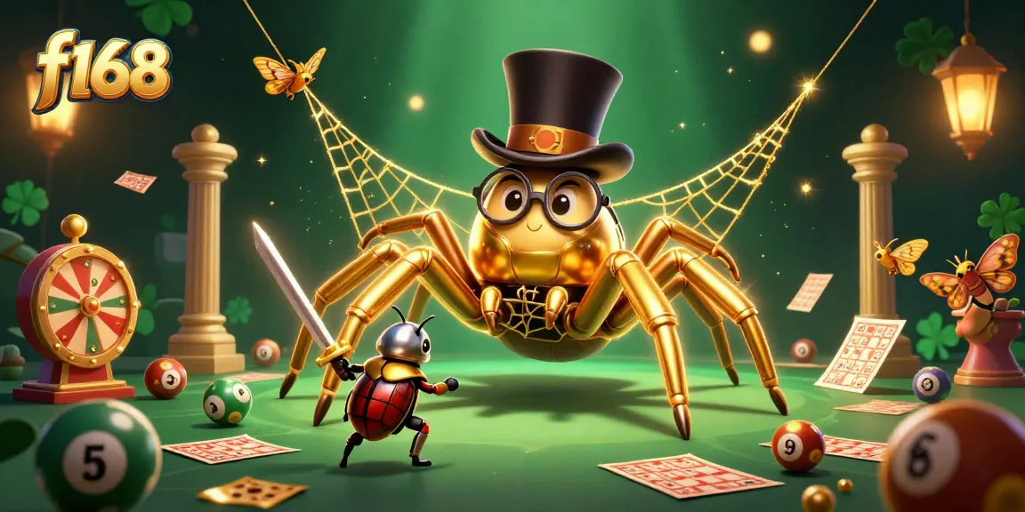 Enter the exciting world of f168 lottery with dynamic scenes of golden elements and captivating characters.