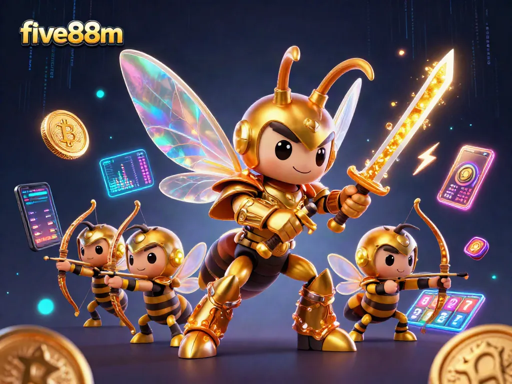 Experience fast-paced gaming action at five88m with vibrant 3D crypto themes and thrilling slot elements.