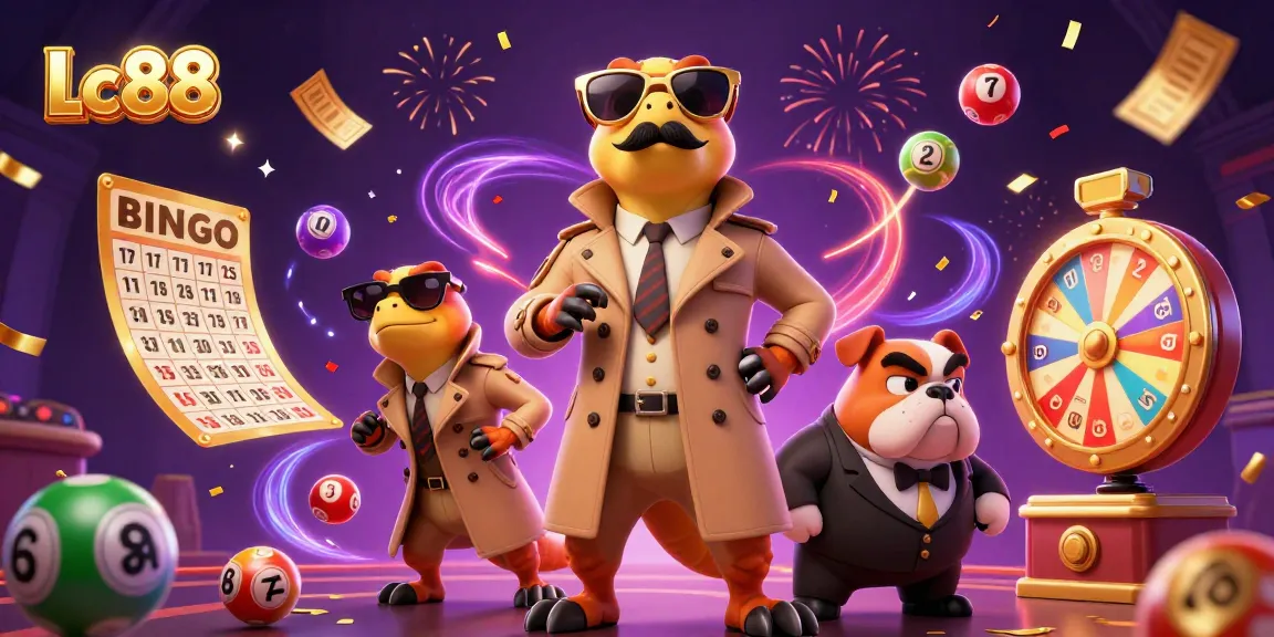 Experience thrilling wins at Lc88 with lively characters in a vibrant casino atmosphere.