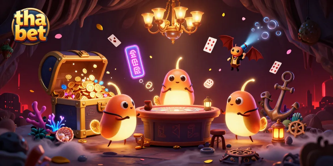 Experience the thrill of tha bet with glowworms illuminating a vibrant casino scene.