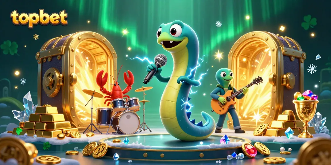 Experience exciting online gaming at topbet with vibrant underwater casino scene featuring lively characters.