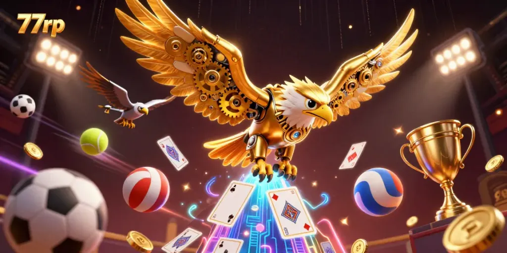 Experience thrilling gameplay with 77rp's immersive casino adventure featuring dynamic sports and casino elements.