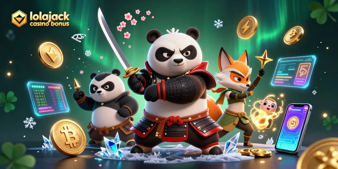 Engage with the lolajack casino bonus through thrilling gaming adventures with vibrant 3D illustrations.