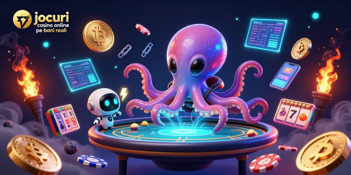 Joacă jocuri casino online pe bani reali cu păcănele captivante și premii fantastice prin intermediul unui octopus extraterestru.