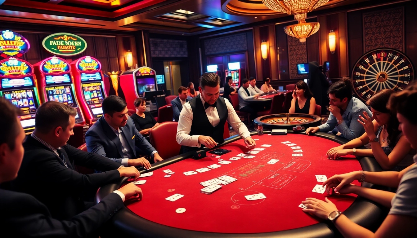 Exciting blackjack action at the casino table with players engaging in betting on 188bet games.
