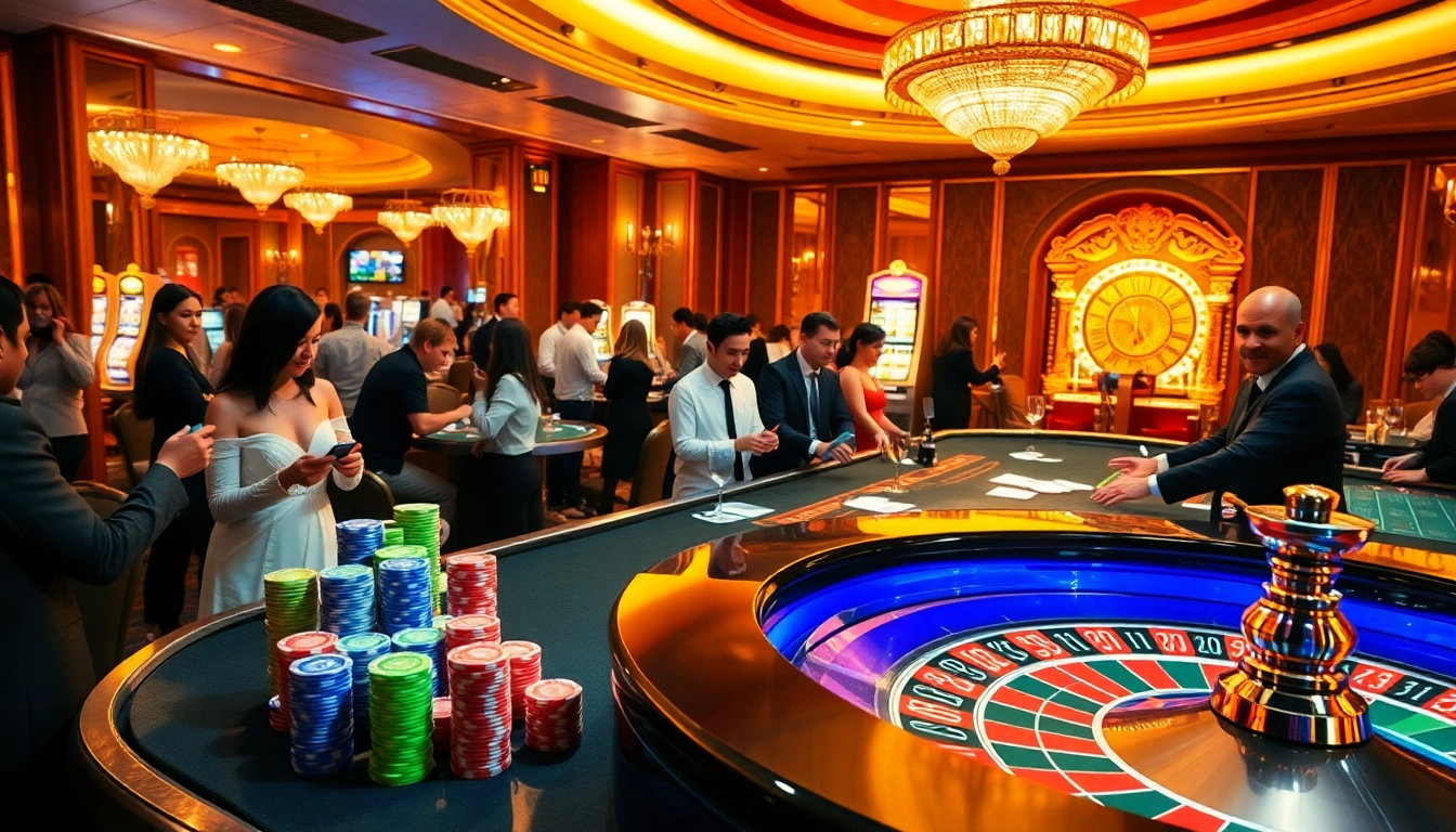 Experience the thrill of the s8 casino with high-stakes roulette and vibrant gaming action.