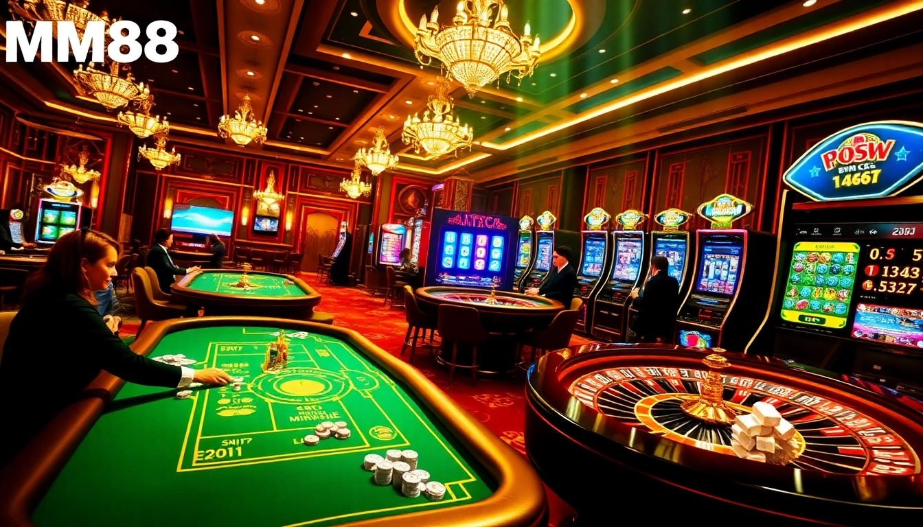 Experience thrilling gambling at https://mm88.in.net/ with high-stakes poker tables and vibrant slot machines.