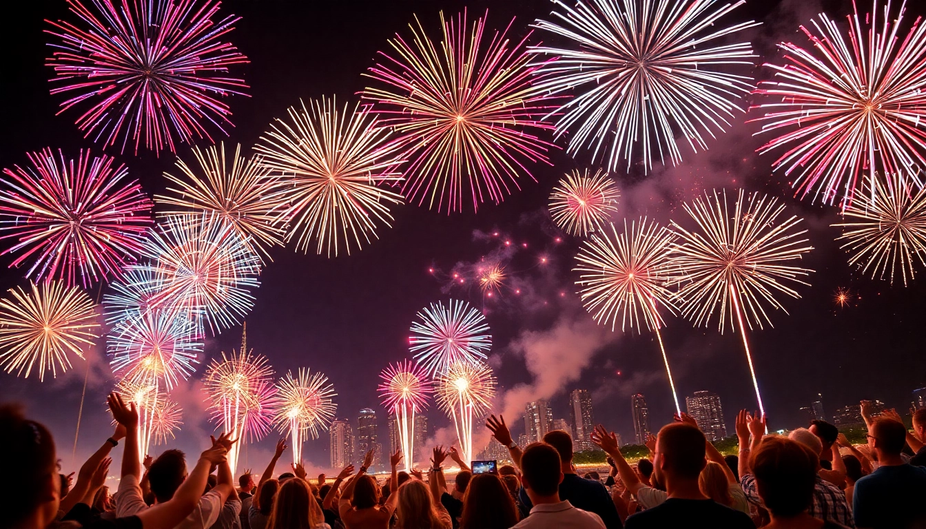 Celebrate with stunning wholesale fireworks illuminating the night sky during festive gatherings.