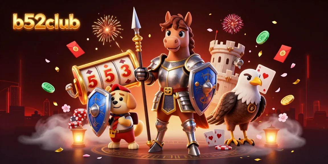Engage in thrilling gameplay at b52club with an exciting casino atmosphere illustrated in 3D.