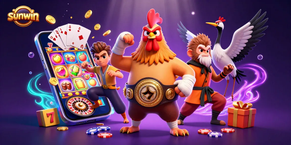 Experience thrilling wins at sunwin with vibrant slot games featuring lively characters and dynamic casino elements.