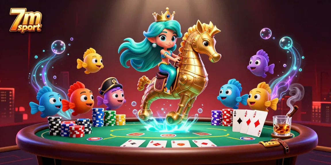 Bet on thrilling moments with 7m sport, showcasing a vibrant casino scene full of excitement and action.