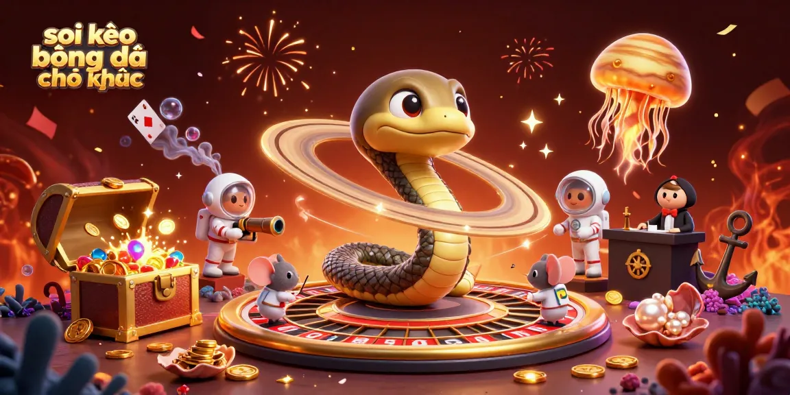 Soi kèo bóng đá chính xác illustrated by adventurous astronaut mice betting on a roulette ring planet