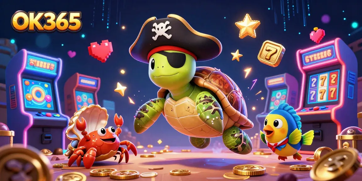 Play casino games like a pro at OK365 with vibrant characters and engaging action.