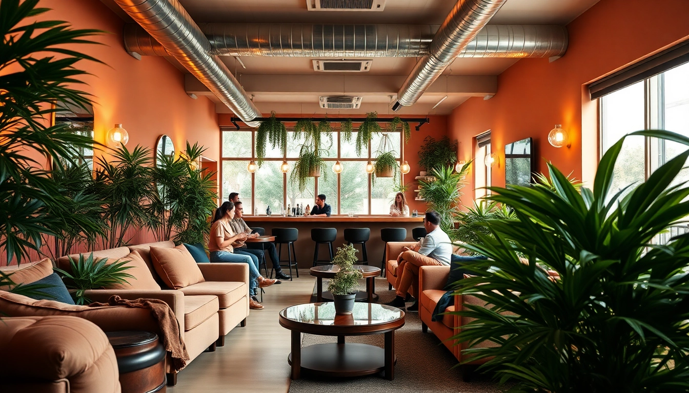 Le Meltz Cannabis Club Madrid offrant une atmosphère conviviale et accueillante pour ses membres.