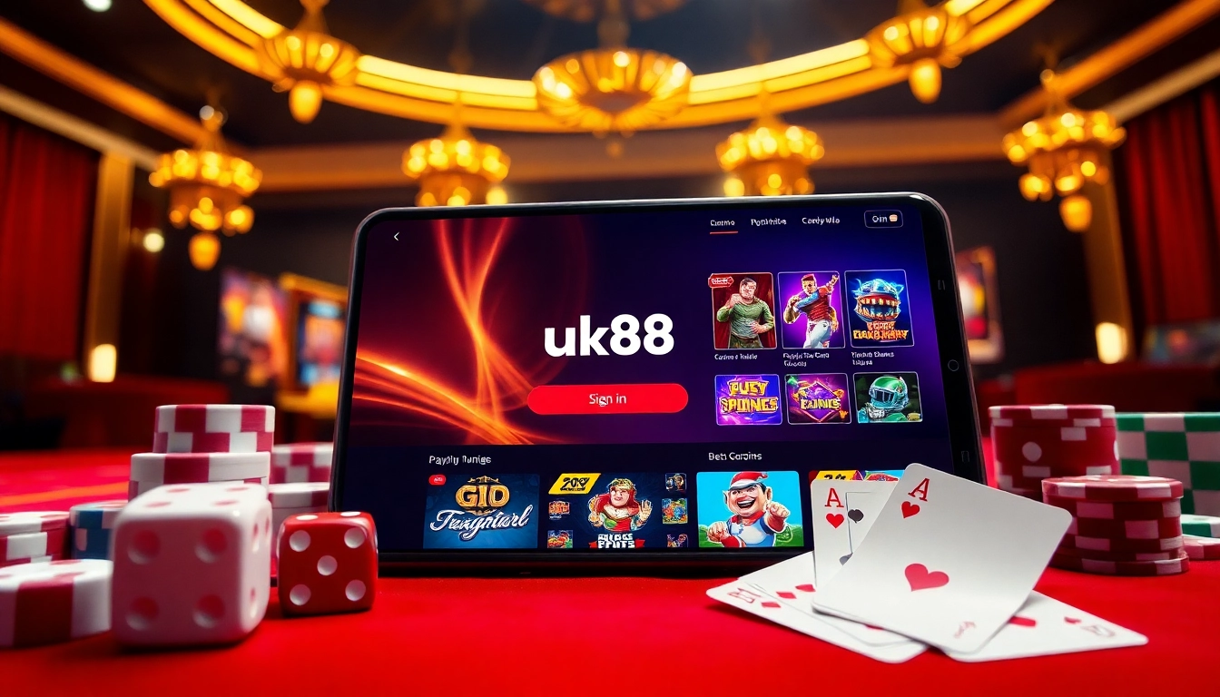Engage with the thrilling online experience of đăng nhập uk88 at a luxurious virtual casino.