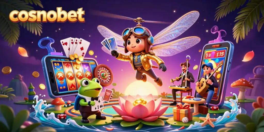 Experience thrilling adventures with cosmobet in a vibrant 3D casino world filled with excitement!