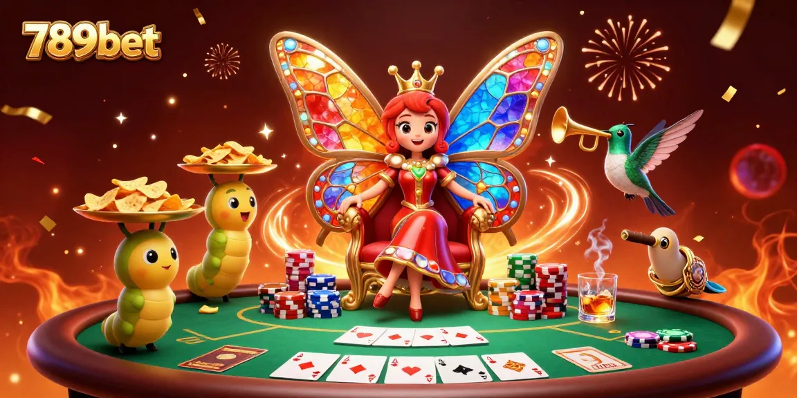 Strategically play at 789bet with captivating characters and poker action in a vibrant scene.