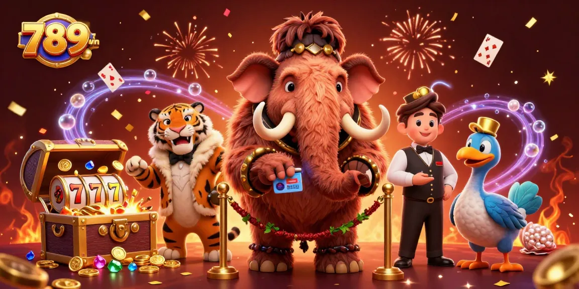 Experience thrilling action at 789win with a vibrant casino scene featuring dynamic characters and games.