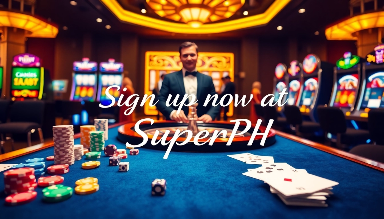 Sign up now at SuperPH and join the excitement at our luxurious casino.