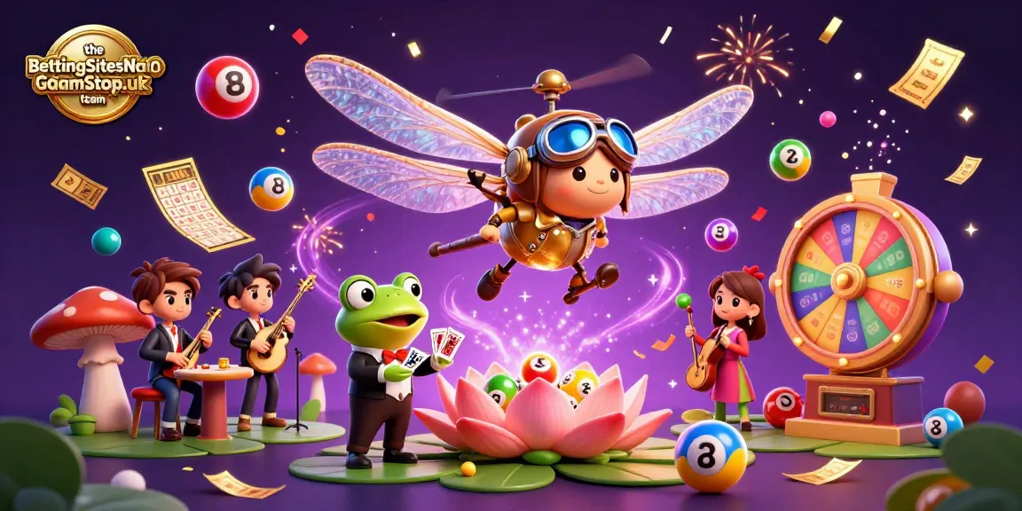 Experience the excitement with the BettingSitesNotOnGamStop.uk team in this vibrant casino illustration.