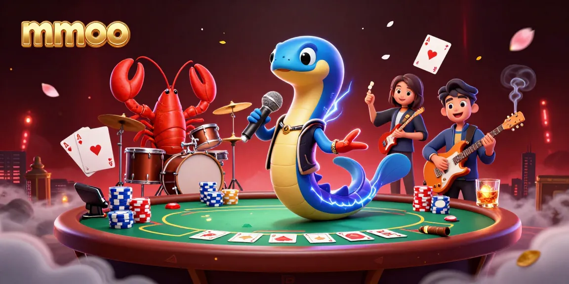 Experience mmoo's thrilling underwater casino stage with electric eel DJ and immersive gaming elements.