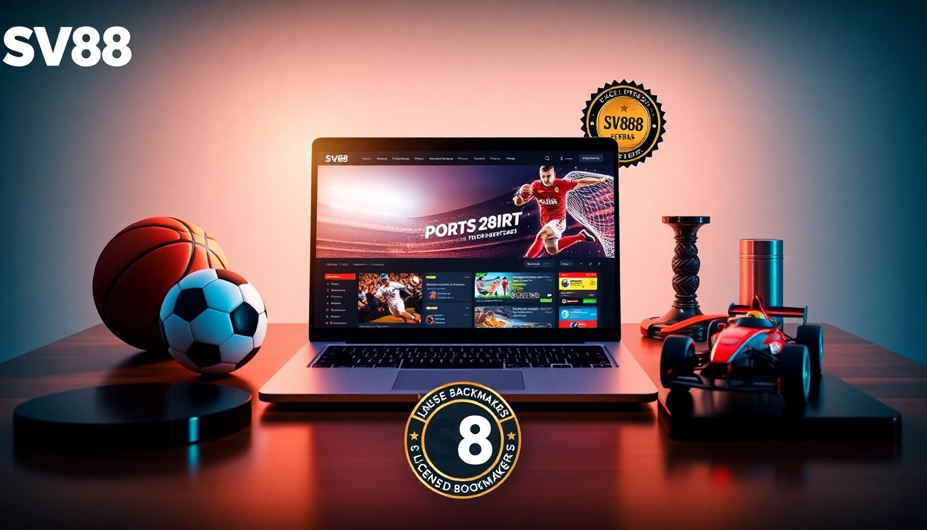 Experience the excitement of sports betting at SV88 with a stylish interface and diverse options.