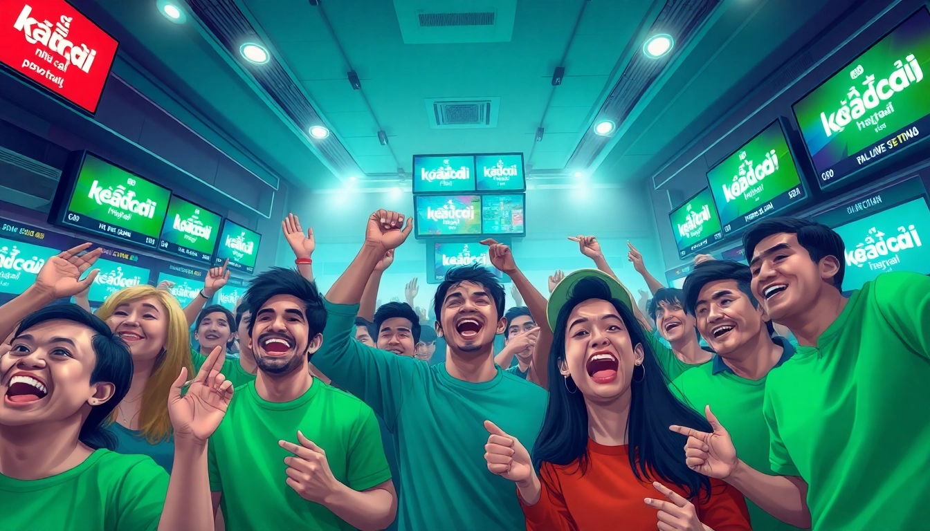 Experience the excitement of kèo nhà cái betting in a vibrant atmosphere with fans engaged in the game.