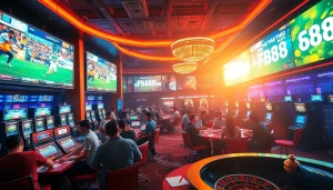 Sports enthusiasts participating in Thể Thao FB88 betting, showcasing the thrill of gambling.