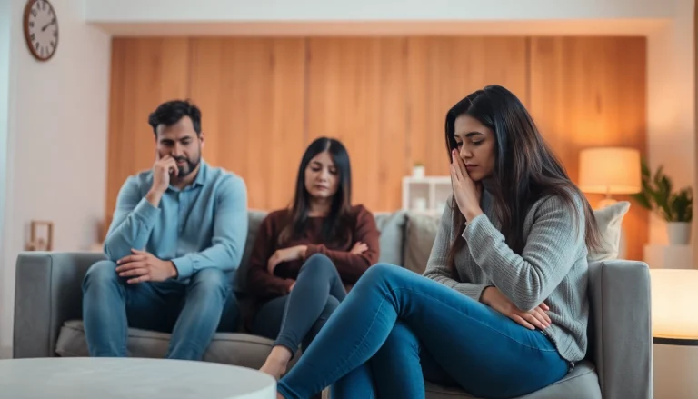 Engaging therapy room for effective depression treatment, featuring cozy seating and calming decor.