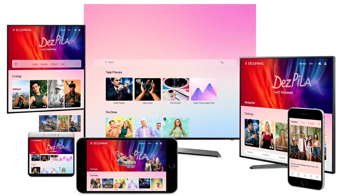 Experience the vibrant world of DezPila with 4K streaming on multiple devices