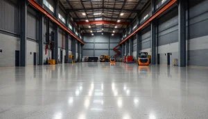 Enhance your space with high-quality epoxy resin flooring, showcasing a polished finish and durability.