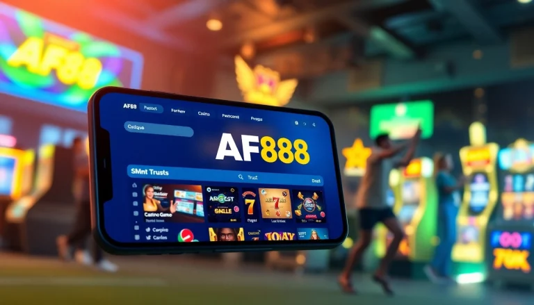 AF88 mobile interface showcasing dynamic online betting options for an engaging user experience.