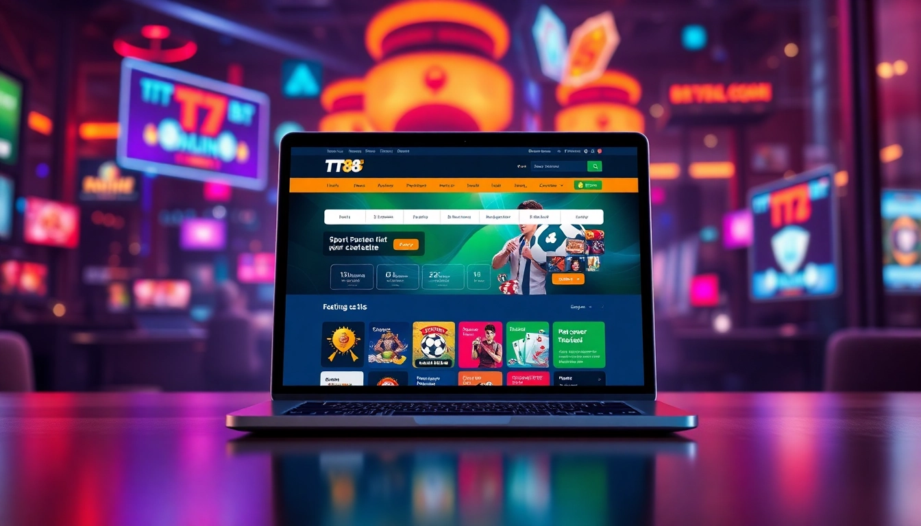 TT88 online gaming interface showcasing user-friendly design and vibrant betting options.