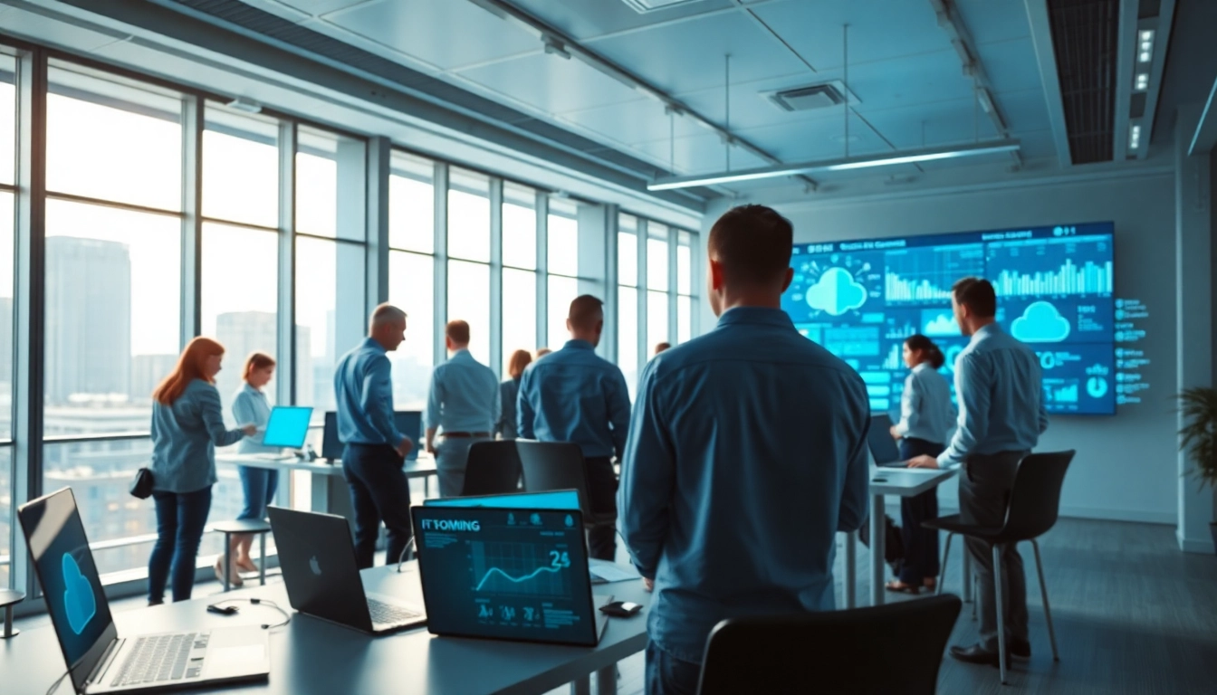 Dynamic team collaborating on cutting-edge tech solutions at HERO Managed Services