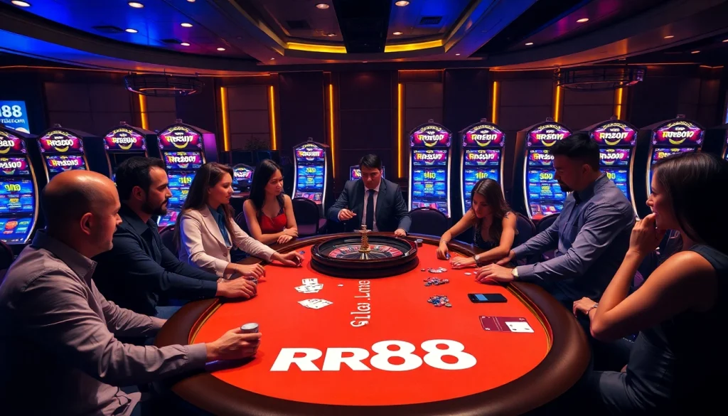 Experience the thrill of gambling at rr88com with vibrant casino games and poker action.