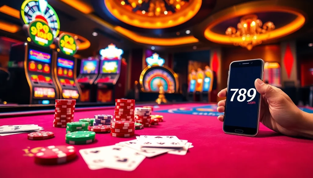Experience the thrill of 789f.com with dynamic casino action and vibrant gaming elements.