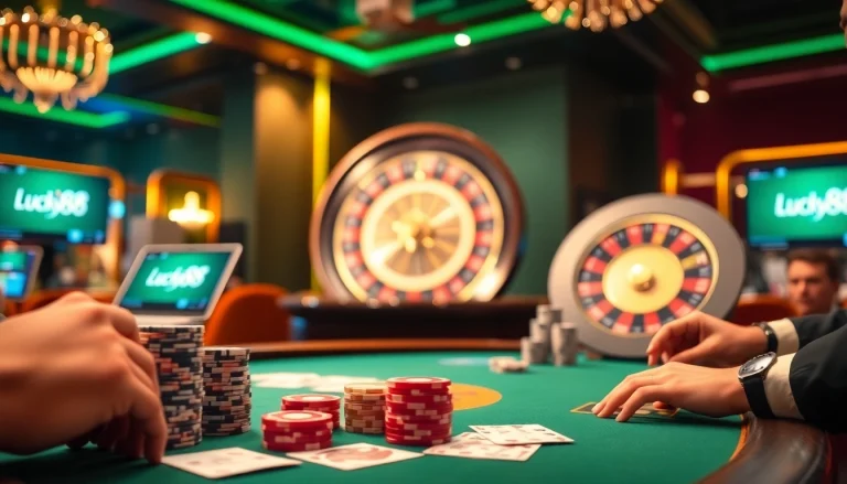 Join the excitement at Lucky88 with vibrant online gambling and engaging poker games.