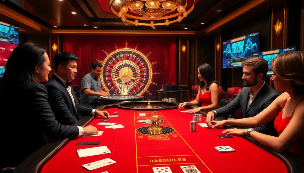 Experience the excitement of online gambling at https://777vipst.com/ with vibrant casino tables and captivating games.