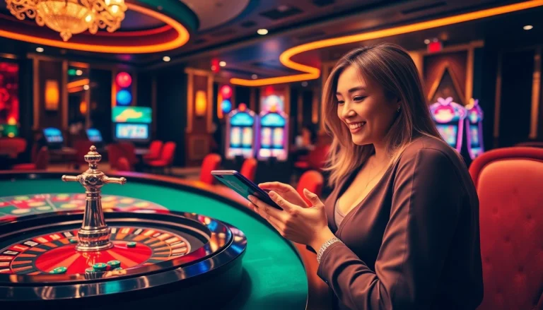 Engage with an exciting online casino interface at https://xx88.promo/ featuring roulette, poker, and vibrant chips.