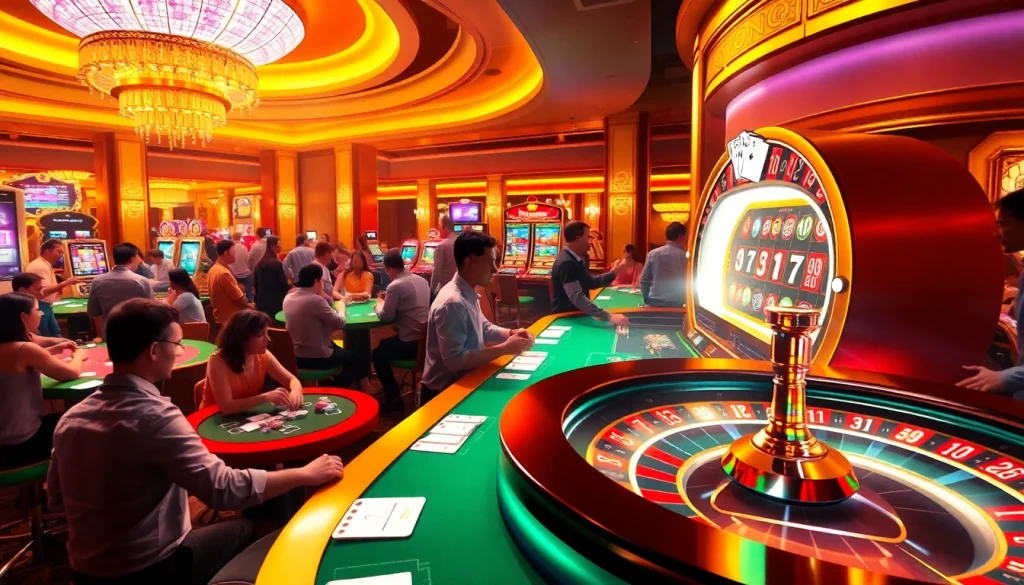 Experience the excitement of casino gaming with https://kuwinzhz.com/ as players engage in thrilling betting activities.